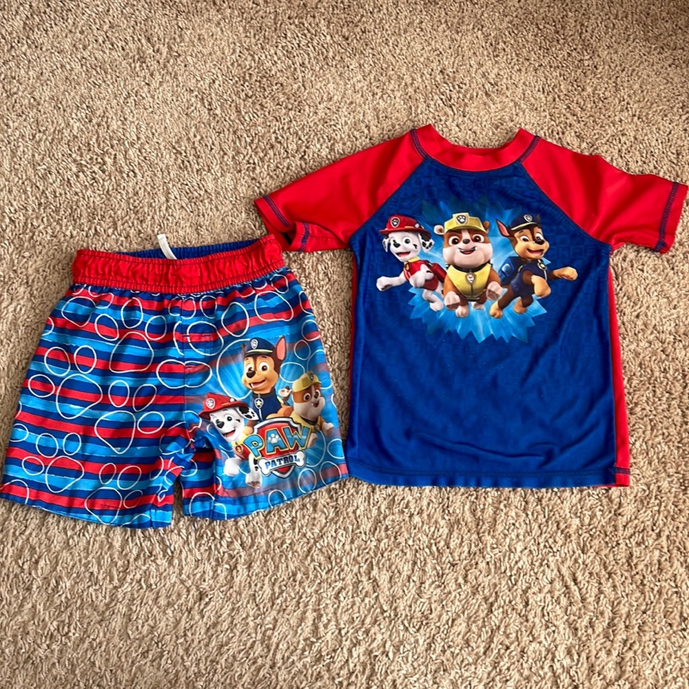 4T swim set Paw Patrol